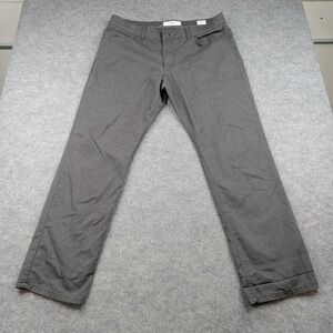 Brax Pants Mens 34x31 Gray Cooper Fancy‎ Regular Fit Stretch Chino Cotton Blend
